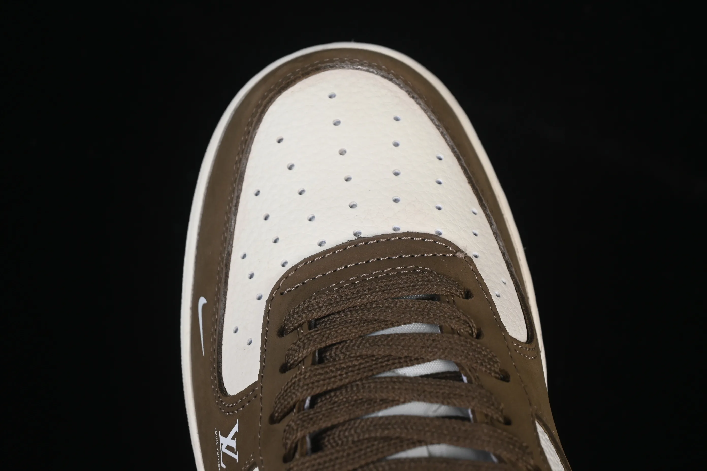 All categories Nk Air Force 1 Air Force series Nk Air Force 1 Low Air Force low top Nike Air Force 1'07 Low LV co-branded Army green silver black Air Force 1 low top casual sneakers DK0188-086